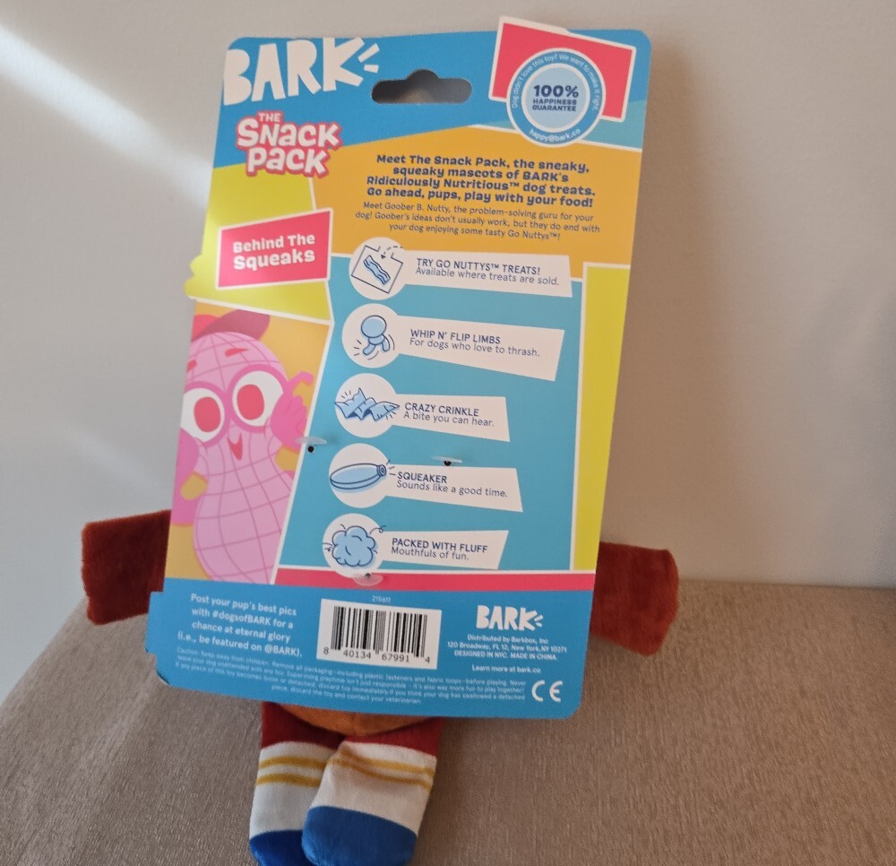 Dog Toy Bundle – BARK & Playology Plush Set (5‑Pack, All Dog Sizes) - Picture 6 of 15